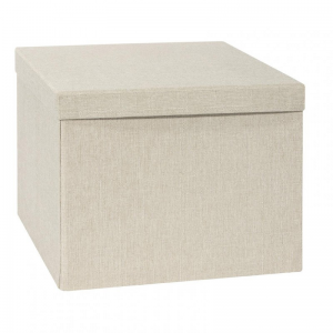 SCATOLA PIEGHEVOLE 25X25XH20 cm - beige