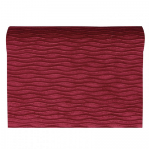 RUNNER VELVET WAVES 48CM 1,8MT-bordeaux