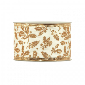 N/GOLD MISTLETOE 63MM 10MT - gold