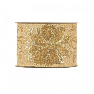 N/ROSE XMAS STAR 63MM 10MT - gold