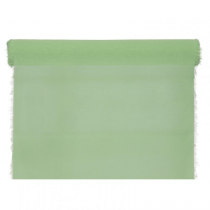 RUNNER ORGANDY 28cm 3mt - sage