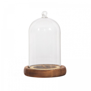CAMPANA VETRO C/BASE D9 X H 13,5 CM