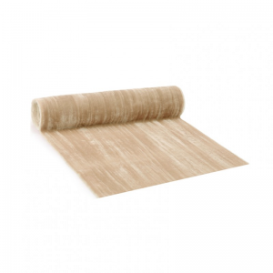 RUNNER CRUSHED VELVET 26cm x 2mt -cipria