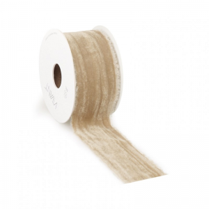 N/CRUSHED VELVET 50mm 5mt - cipria