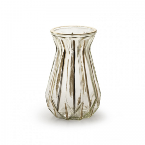 VASETTO GRACE D10 H15 cm - righe oro