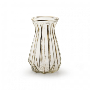 VASETTO GRACE D11,5 H18 cm - righe oro