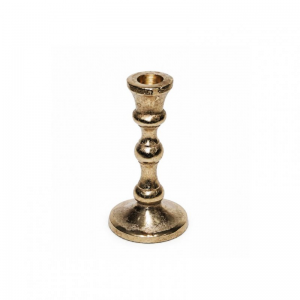 CANDELABRO ALLUM. H18-raw gold G-4871M