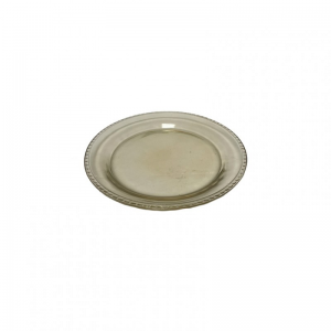PIATTO IN VETRO D22 CM -beige