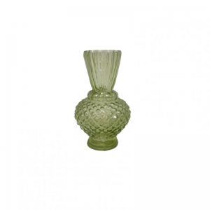 BOTTIGLIETTA VETRO D8 H13 CM -green