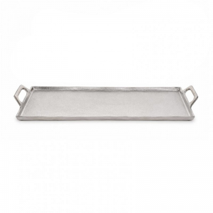 VASSOIO ALLUMINIO 20X73cm - nickel