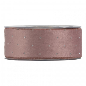 N/XMAS DIAMONDS 40mm 10mt - old pink