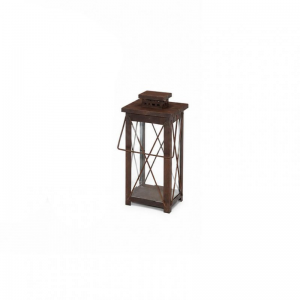 LANTERNA MET.23XH41CM - ruggine