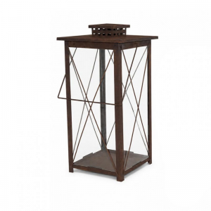 LANTERNA MET.33XH90CM - ruggine