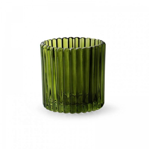 PORTACANDELA CROSBY D9 H9 cm - green