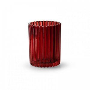 PORTACANDELA CROSBY D8 H10 cm - red