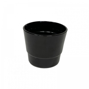 VASO CERAMICA D10 H8,5 CM -nero