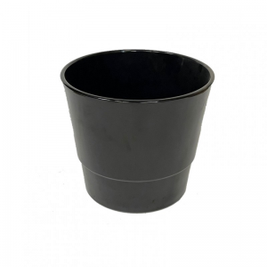 VASO CERAMICA D18 H16 CM -nero