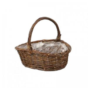 CESTO VIMINI C/MANICO 44X38 H12/35grezzo