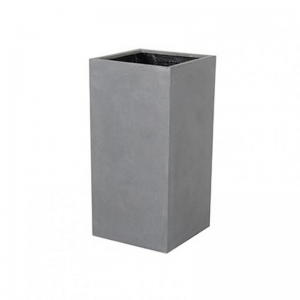 VASO FIBERSTONE 40X40 H80 - grey