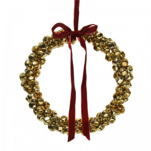CERCHIO C/BUBBOLI in ferro D25 - gold
