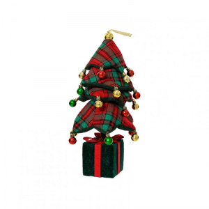 ALBERO POLIESTERE 18X18 H45 green/red
