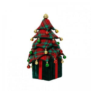 ALBERO POLIESTERE 25X25 H70 green/red
