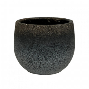 VASO MILAAN CERAMICA D39 H36 - nero