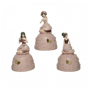 RAGAZZA CARILLON 3 MOD. H15,5 cm