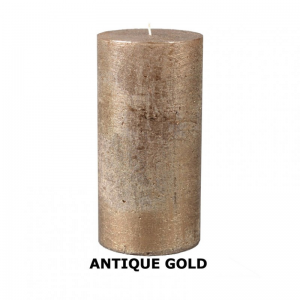CANDELA RUSTICA METAL (200/100)-ant.gold