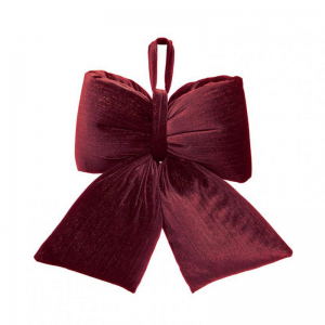 FIOCCO VELVET GLIT. cm48 H60 - bordeaux
