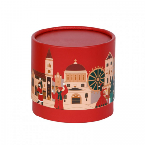 SCATOLA CHRIST.VILLAGE d11h10,5-red