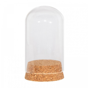 CAMPANA VETRO C/BASE D4,7 H9cm