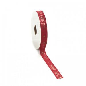 N/VELLU Merry Christmas 5mt X 15mm-rosso