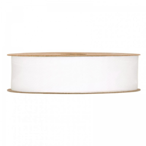 N/ORGANZA MATT 25MM 20MT - ivory