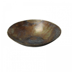 CIOTOLA METALLO D23,5 H5 - verde/rame