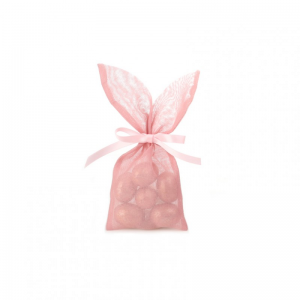 SACCHETTO BUNNY 8 h17cm 5pz - rosa antic