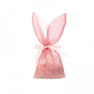 SACCHETTO BUNNY 13,7 H29cm 5pz - rosa an