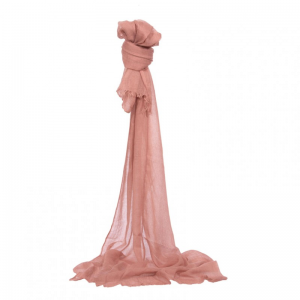 STOFFA PASHMINA CM120X95 - old pink
