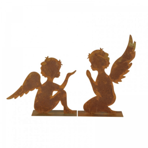 ANGELO MET.39X12,5 H58cm 2ass - rusty