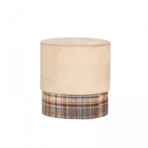 SCATOLA TARTAN D9,5 H10 - beige
