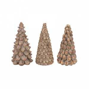 ALBERO CERAMICA D13 H25 3 ASS. - gold