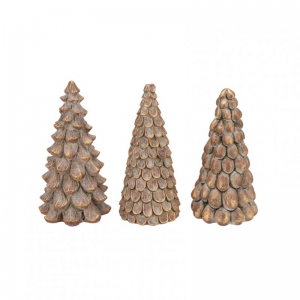 ALBERO CERAMICA D11 H21 3 ASS. - gold