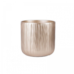 VASO CERAMICA CAMILLA D11,5 H11 cm - oro