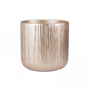 VASO CERAMICA CAMILLA D15,5 H14,5 cm -or