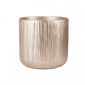 VASO CERAMICA CAMILLA D24,5 H24 cm - oro