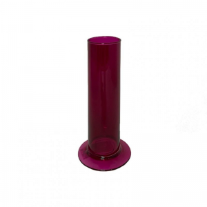 MONOFIORE VETRO D5 H 25 CM - bordeaux