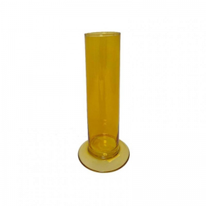 MONOFIORE VETRO D3 H 15 CM - ambra