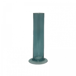 MONOFIORE VETRO D3 H 15 CM - blu avio
