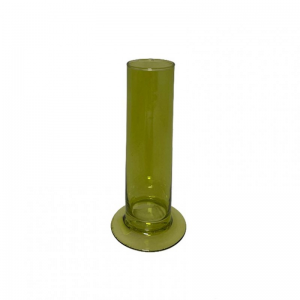 MONOFIORE VETRO D3 H 15 CM - verde oliva