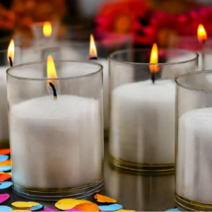 CANDELE BICCH. PLASTICA mm65x50 pz24-wei